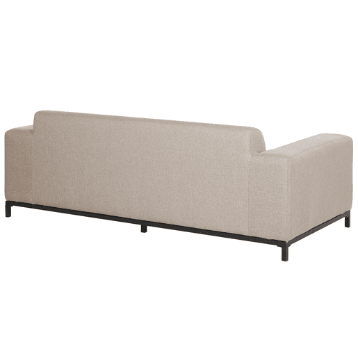 Sofá de jardim 3 lugares ROVIGO Creme