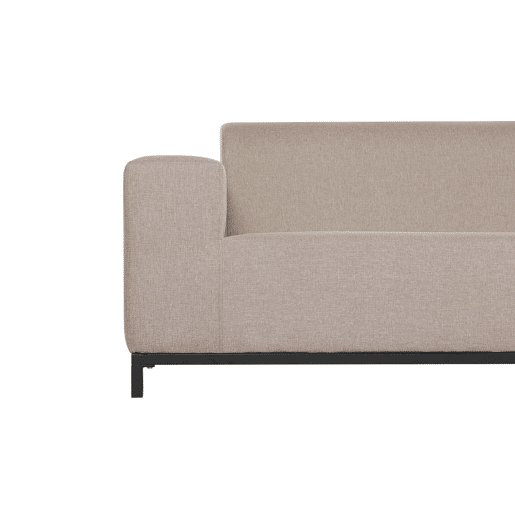 Sofá de jardim 3 lugares ROVIGO Creme