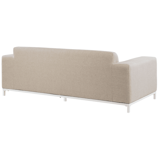Sofá de jardim 3 lugares ROVIGO Creme