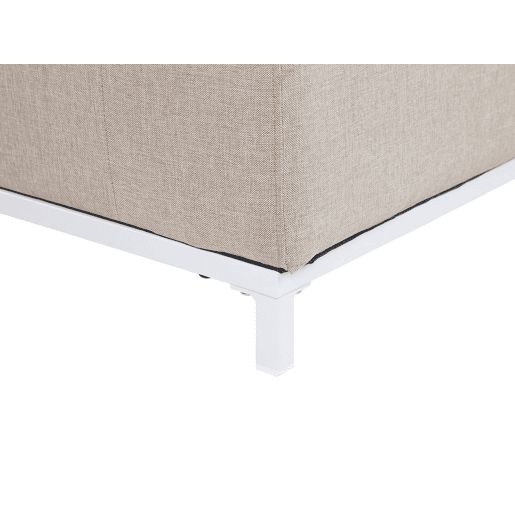 Sofá de jardim 3 lugares ROVIGO Creme