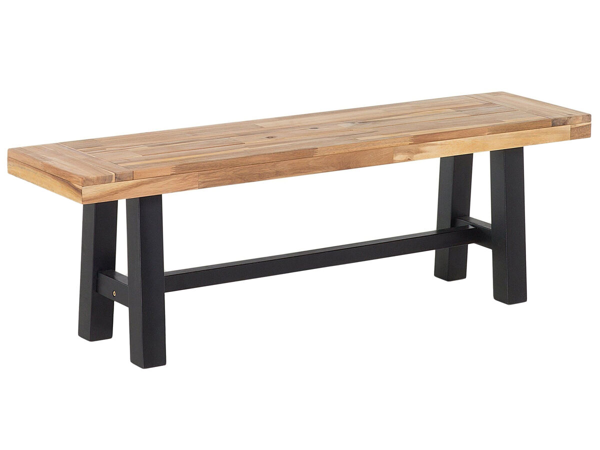 Beliani Banco Madera de acacia SCANIA 140x36
