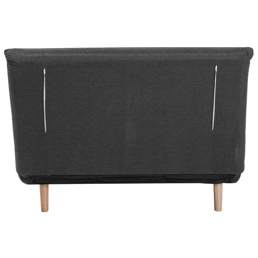 Sofá-cama individual SETTEN Tecido Cinzento escuro Sofá-cama individual SETTEN Tecido Cinzento escuro