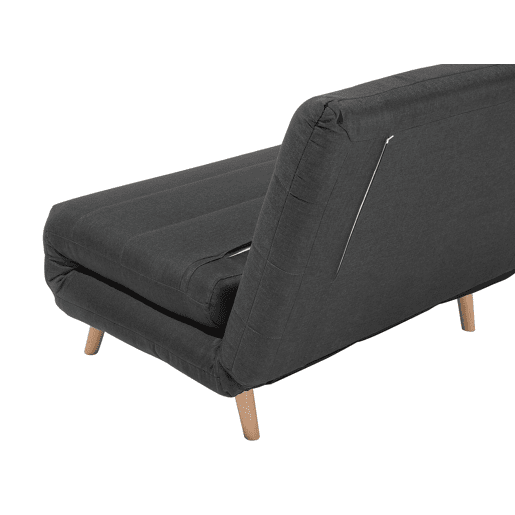 Sofá-cama individual SETTEN Tecido Cinzento escuro Sofá-cama individual SETTEN Tecido Cinzento escuro