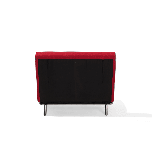 Sofá-cama individual FARRIS Tecido Vermelho Sofá-cama individual FARRIS Tecido Vermelho