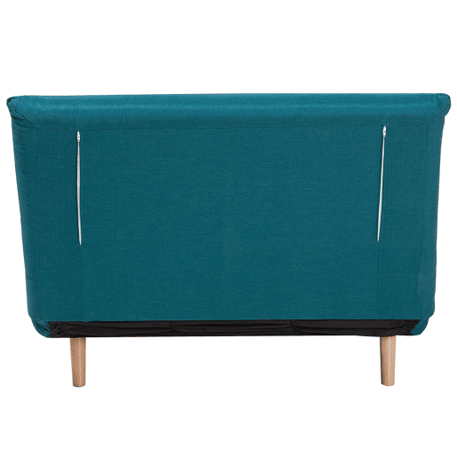 Sofá-cama individual SETTEN Tecido Azul turquesa Sofá-cama individual SETTEN Tecido Azul turquesa