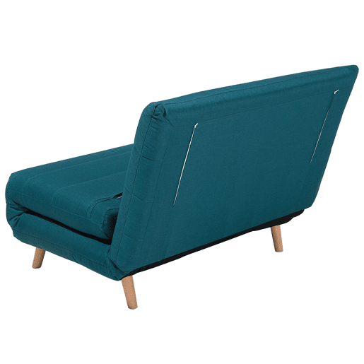 Sofá-cama individual SETTEN Tecido Azul turquesa Sofá-cama individual SETTEN Tecido Azul turquesa