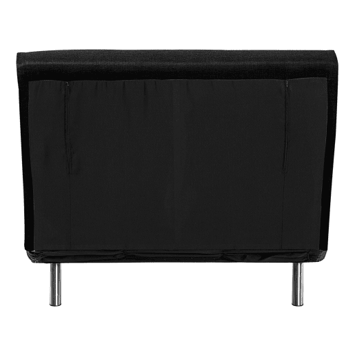 Sofá-cama individual FARRIS Tecido Preto