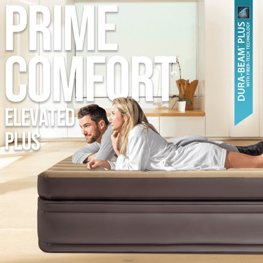 Colchão inflável duplo Prime Comfort Elevated INTEX