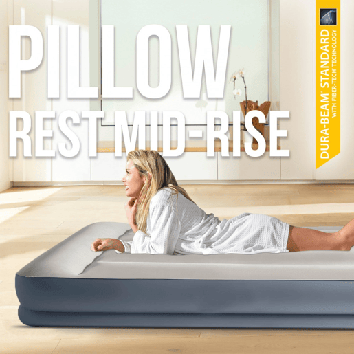 Colchão insuflável individual INTEX Dura-Beam Standard modelo Pillow Rest Mid-Rise