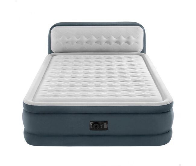 Cama de aire intex dura-beam deluxe ultra plush con cabecero