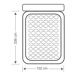 Cama de aire INTEX Dura-Beam Deluxe Ultra Plush con cabecero Cama de aire INTEX Dura-Beam Deluxe Ultra Plush con cabecero Gris
