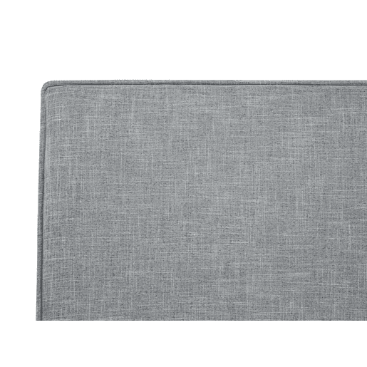 Cama Tecido SENNEZ 160 x 200 cm Cinzento claro