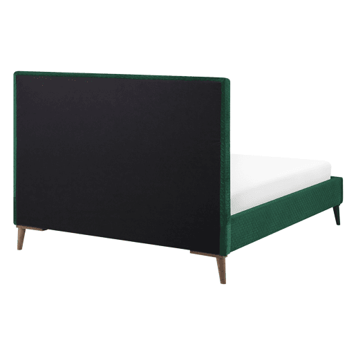 Cama Veludo BAYONNE 140 x 200 cm Verde escuro