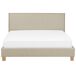 Beliani Cama Poliéster SENNEZ 195x216 Beliani Cama Poliéster SENNEZ 195x216 Beige