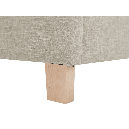 Cama Tecido SENNEZ 180 x 200 cm Creme Cama Tecido SENNEZ 180 x 200 cm Creme