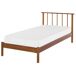 Beliani Cama Madera de pino BARRET 106x210 Beliani Cama Madera de pino BARRET 106x210 Marrón