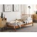 Beliani Cama Madera de pino BARRET 106x210 Beliani Cama Madera de pino BARRET 106x210 Marrón