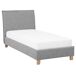 Beliani Cama Poliéster SENNEZ 105x216 Beliani Cama Poliéster SENNEZ 105x216 Gris Claro