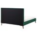 Beliani Cama con somier Terciopelo BAYONNE 171x212 Beliani Cama con somier Terciopelo BAYONNE 171x212 Verde Oscuro