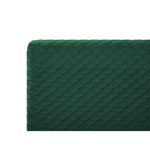 Cama Veludo BAYONNE 160 x 200 cm Verde escuro