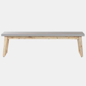 Banco de jardim ORIA 160 cm Betão Cinzento