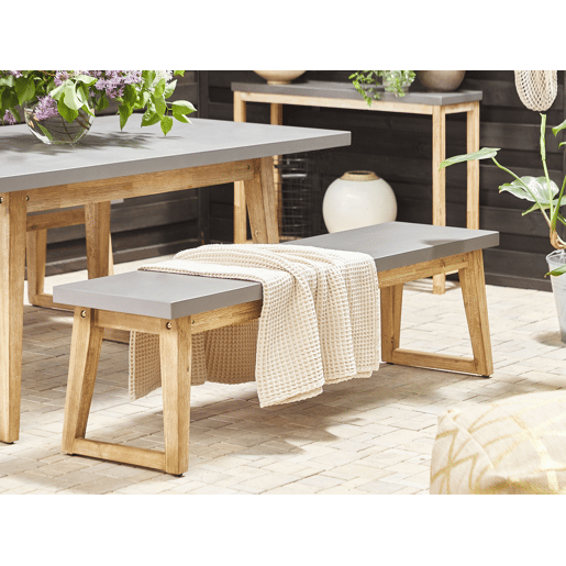 Banco de jardim ORIA 160 cm Betão Cinzento