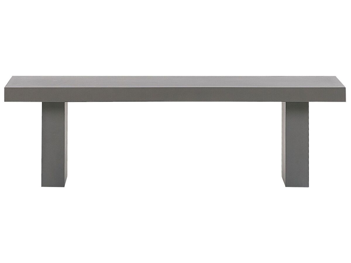 Beliani Banco Cemento reforzado con fibra TARANTO