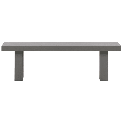 Banco de jardim TARANTO 150 cm Betão Cinzento