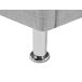 Beliani Cama Piel sintética METZ 126x217 Beliani Cama Piel sintética METZ 126x217 Gris Claro