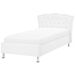 Beliani Cama con almacenaje Piel sintética METZ 126x217 Beliani Cama con almacenaje Piel sintética METZ 126x217 Blanco