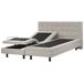 Beliani Cama ajustable Poliéster DUKE 181x216 Beliani Cama ajustable Poliéster DUKE 181x216 Beige