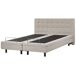 Beliani Cama ajustable Poliéster DUKE 181x216 Beliani Cama ajustable Poliéster DUKE 181x216 Beige