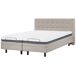 Beliani Cama ajustable Poliéster DUKE 181x216 Beliani Cama ajustable Poliéster DUKE 181x216 Beige