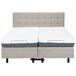 Beliani Cama ajustable Poliéster DUKE 181x216 Beliani Cama ajustable Poliéster DUKE 181x216 Beige