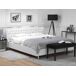 Beliani Cama Piel sintética METZ 209x215 Beliani Cama Piel sintética METZ 209x215 Blanco