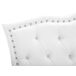 Beliani Cama Piel sintética METZ 189x215 Beliani Cama Piel sintética METZ 189x215 Blanco