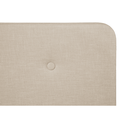 Cama Tecido RENNES 140 x 200 cm Creme claro