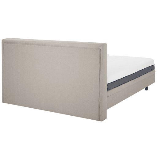 Cama ajustável Tecido DUKE 160 x 200 cm Creme