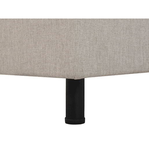 Cama ajustável Tecido DUKE 160 x 200 cm Creme