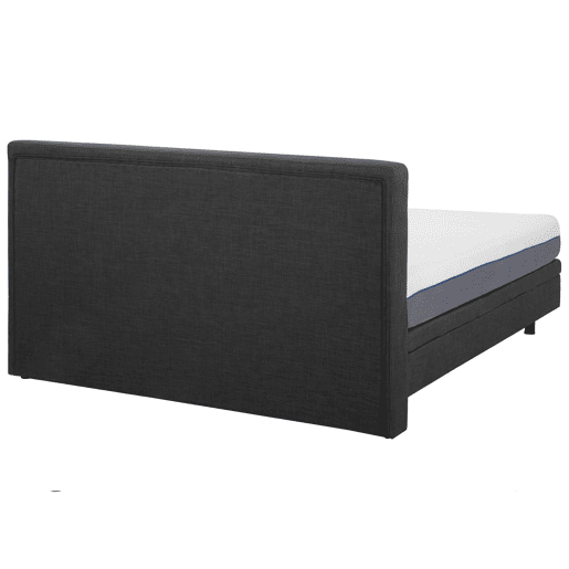 Cama ajustável Tecido DUKE 160 x 200 cm Cinzento escuro