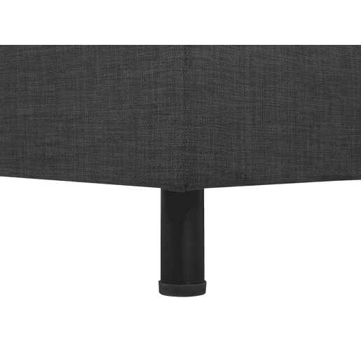 Cama ajustável Tecido DUKE 160 x 200 cm Cinzento escuro