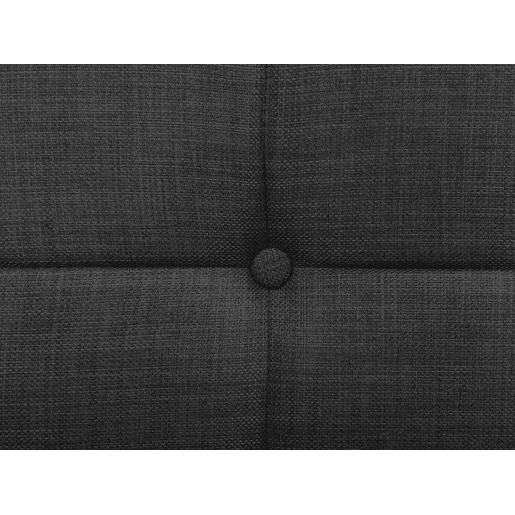 Cama ajustável Tecido DUKE 160 x 200 cm Cinzento escuro