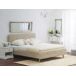 Beliani Cama Lino sintético RENNES Beliani Cama Lino sintético RENNES Beige