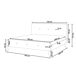 Beliani Cama Lino sintético RENNES Beliani Cama Lino sintético RENNES Beige