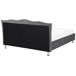 Beliani Cama Terciopelo METZ 209x215 Beliani Cama Terciopelo METZ 209x215 Gris Oscuro