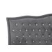 Beliani Cama Terciopelo METZ 209x215 Beliani Cama Terciopelo METZ 209x215 Gris Oscuro