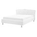 Beliani Cama Piel sintética METZ 169x217 Beliani Cama Piel sintética METZ 169x217 Blanco