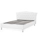 Beliani Cama Piel sintética METZ 169x217 Beliani Cama Piel sintética METZ 169x217 Blanco