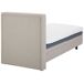 Beliani Cama ajustable Poliéster DUKE 82x216 Beliani Cama ajustable Poliéster DUKE 82x216 Beige