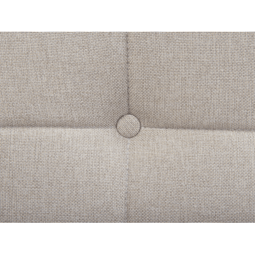 Cama ajustável Tecido DUKE 80 x 200 cm Creme